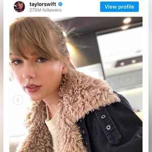 Free People Sherpa Moto Jacket - Seen on Taylor Swift!